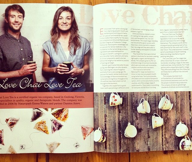 Thank you Home Grown Magazine for this months profile feature on Love Chai Love Tea. Home Grown is all about sustainable living, Eco friendly ideas, healthy living & so much more. Grab your copy now!