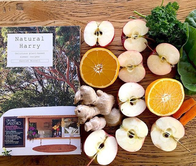 We’re spending our weekend shopping for fresh food at @scwholefoods, and making a few treats from @natural_harry’s new and delicious recipe book