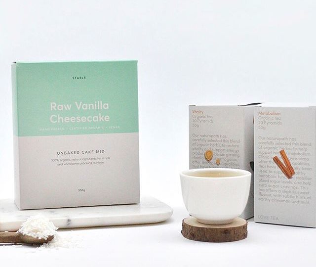 The raw unbaked kits from our friends at @thestableco make the perfect weekend treat, and when paired with one of our wellness teas, it’s an afternoon tea you can feel good about