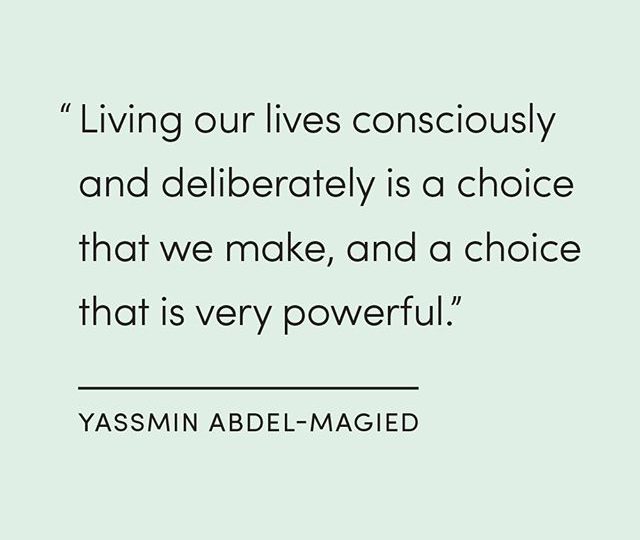 ? Making a deliberate decision is a powerful thing ?