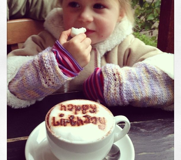 Happy Birthday Areabella! Here’s the happiest birthday chai…just for you. Xxx