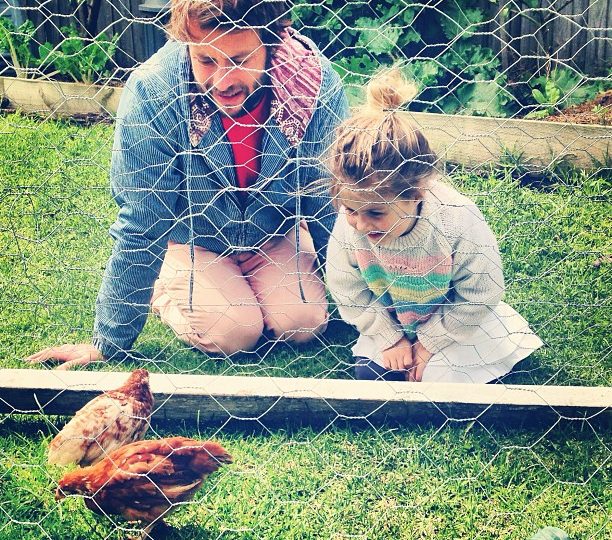 Two new additions to our family…Henny Penny and Chicken Lickin. @damienamos @lovechailovetea