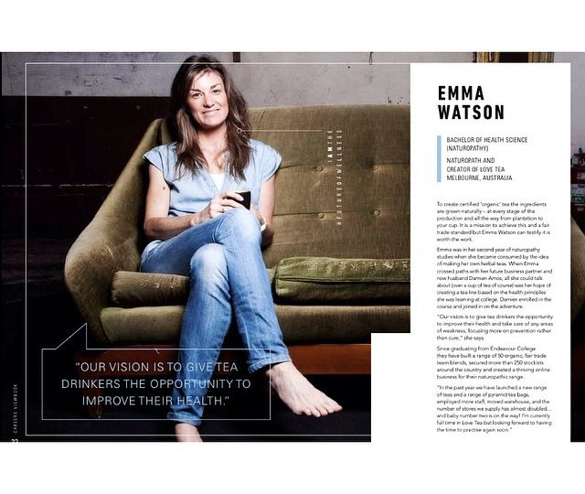 A big thank you to @endeavourcollege for this feature on Love Tea’s naturopath in their careers book. If you have ever thought about a career in natural medicine, @endeavourcollege is a great place to start.