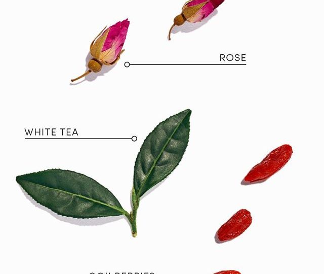 White Rose and Goji: This is a botanical blend of white tea, delicate flowers and naturally sweet goji berries. Individually hand gathered, white tea is the new young leaves from the camellia sinensis plant. It is renowned for its high antioxidant content and has less caffeine than green tea. Hibiscus flowers, rose petals, and rose hips bring this beautiful blend to life, offering a clean body, with a light, refreshing flavour.