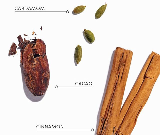 Our Cacao chai offers a blend of traditional chai spices, and fairly traded cacao, from the talented folk @loving_earth The aromatic spices of star anise, cloves, cinnamon and cardamom perfectly compliment cacao, which is rich in antioxidants and magnesium. Offering a smooth and creamy texture, this spicy blend is the perfect combination of chai tea and hot chocolate…?…your winter friend to help you through these cold days.