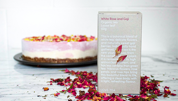 Tea Recipe – Strawberry & White Choc Mousse Cake